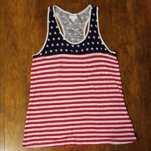 🎉4th of July 🎉 Ladies American Flag Tank Top